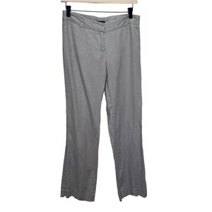 R&w Tan Linen Trouser Pants Size 4